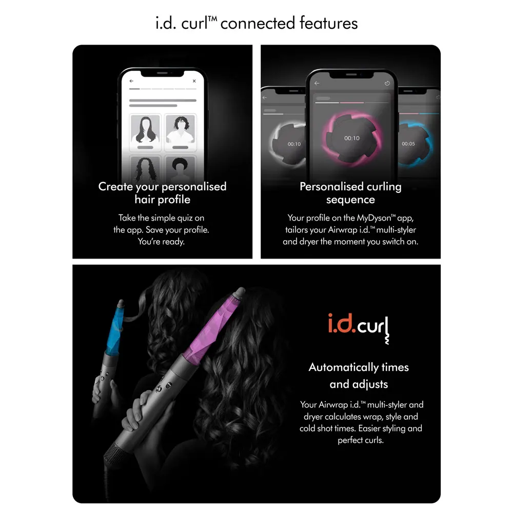 Dyson Airwrap Styler ID Ceramic Patina Finish Multi-Functional Hair Styling Tool for Smooth and Curling (HS08/T1) - Image 9