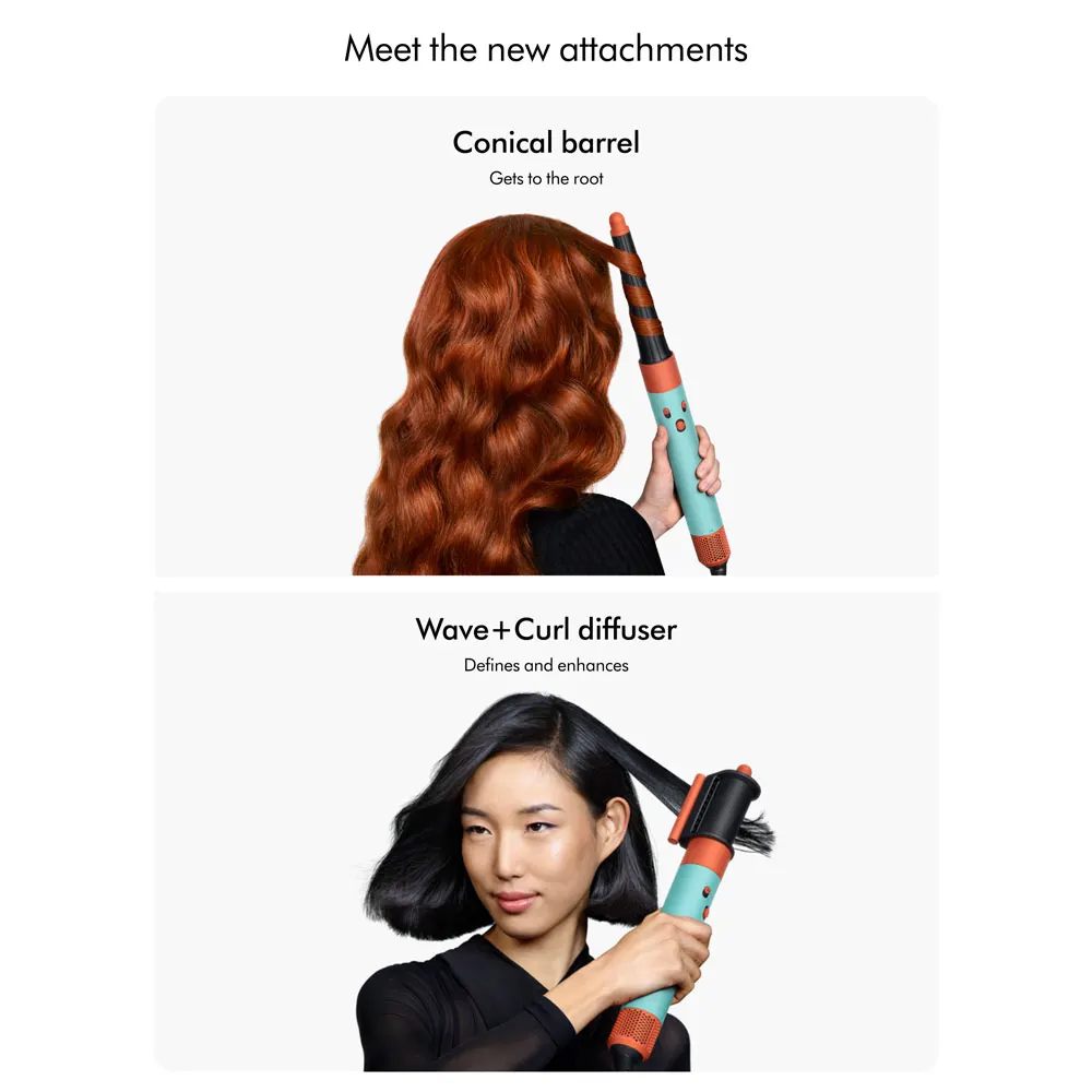 Dyson Airwrap Styler ID Ceramic Patina Finish Multi-Functional Hair Styling Tool for Smooth and Curling (HS08/T1) - Image 5