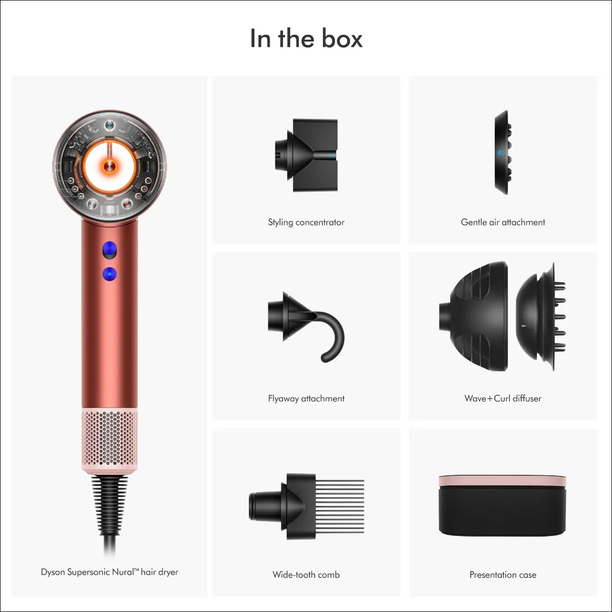 Dyson Supersonic Nural Strawberry Bronze Gifting - Image 6